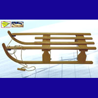 Foldable Wooden Sledge